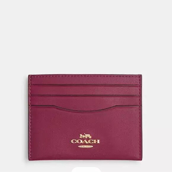 Coach Slim Id Card Case Bow Print Wallet Bag Purse - Picture 8 of 8